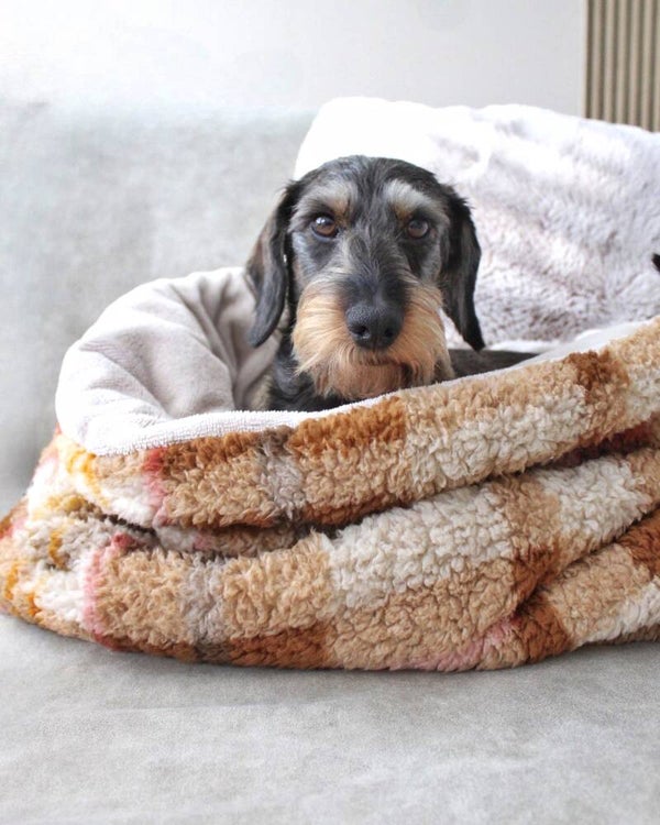 Slaapzak | Ruit/bruin/beige