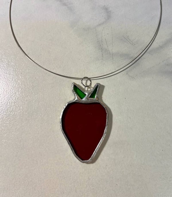 Glas-in-lood ketting