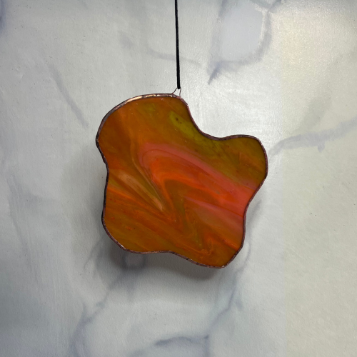 Blob glas-in-loodraam