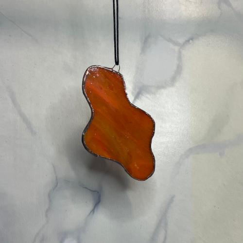 Blob glas-in-loodraam