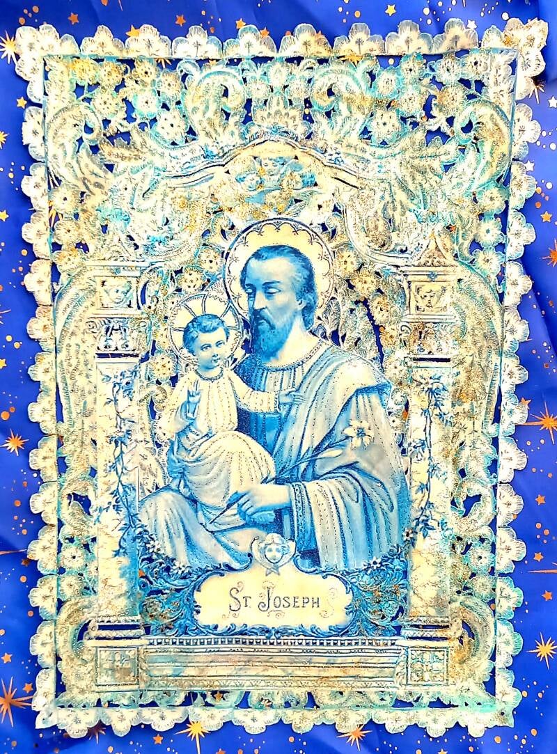 Canivet. St Joseph et l'Enfant Jésus.  Réf 170