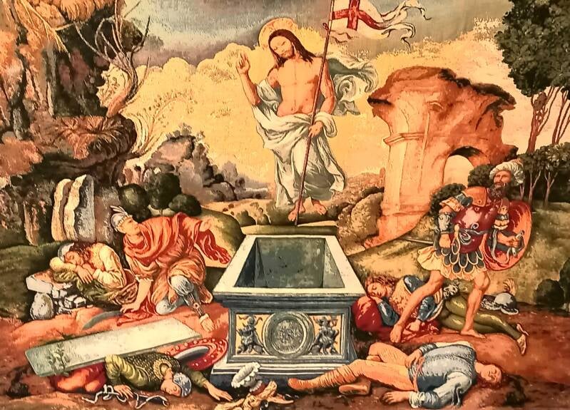 Tapisserie- La Résurrection de Jésus. Réf 309