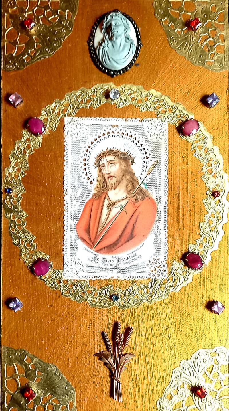 Canivet dentelle  la passion de Jésus. réf 100