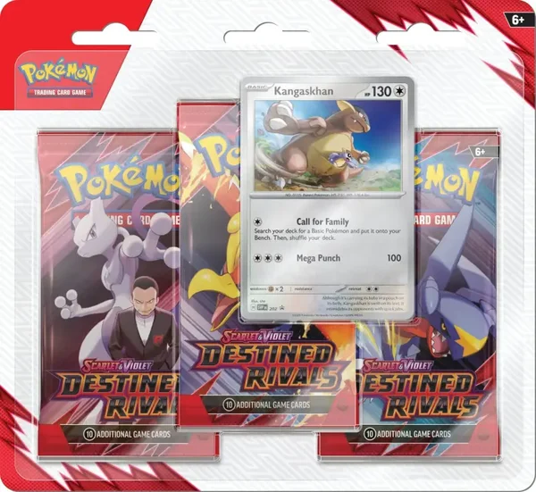 Pokemon Destined Rivals 3 Pack Blister