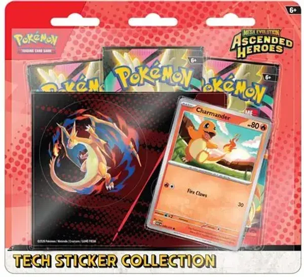 Pokemon Ascended Heroes 3 Pack Blister Random Art