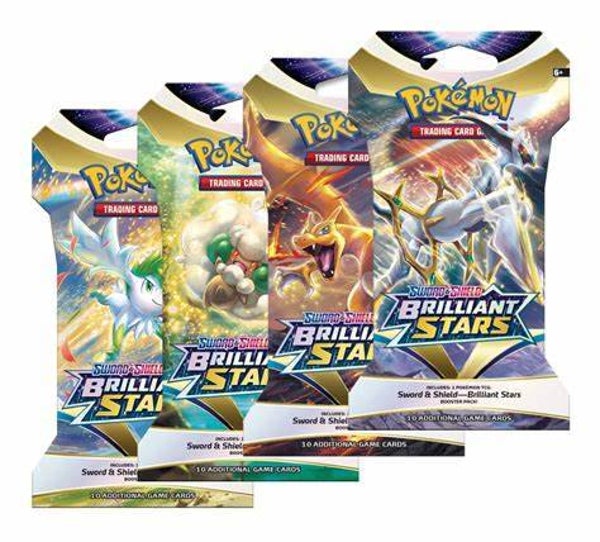 Pokémon Brilliant Stars Sleeved Booster