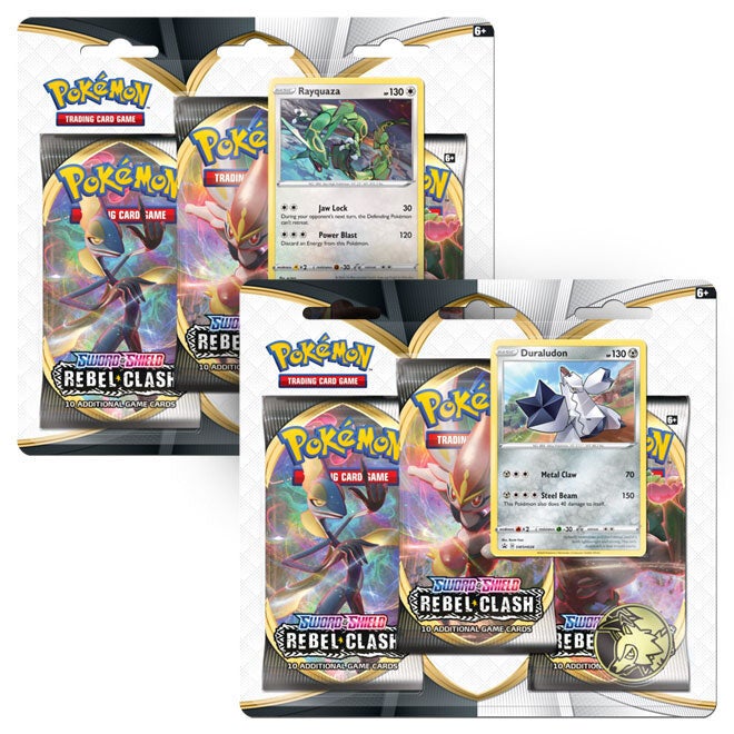 Pokemon Rebel Clash 3 Pack blister