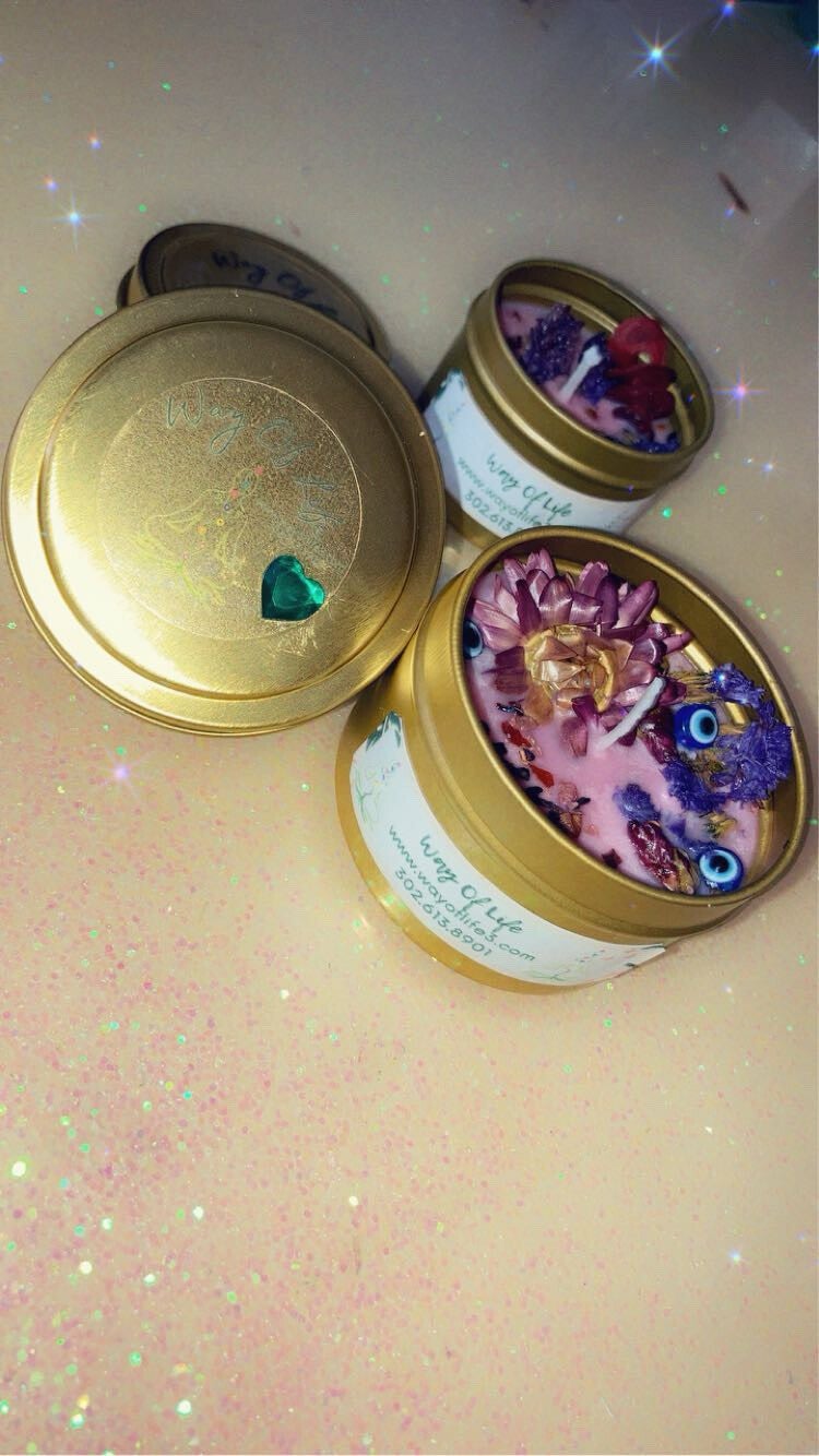 Chakra Harmony Intention Candles ( 1 Free Cleansing Bath Included )