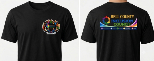 Bell County Inclusion Council Fundraising Shirts