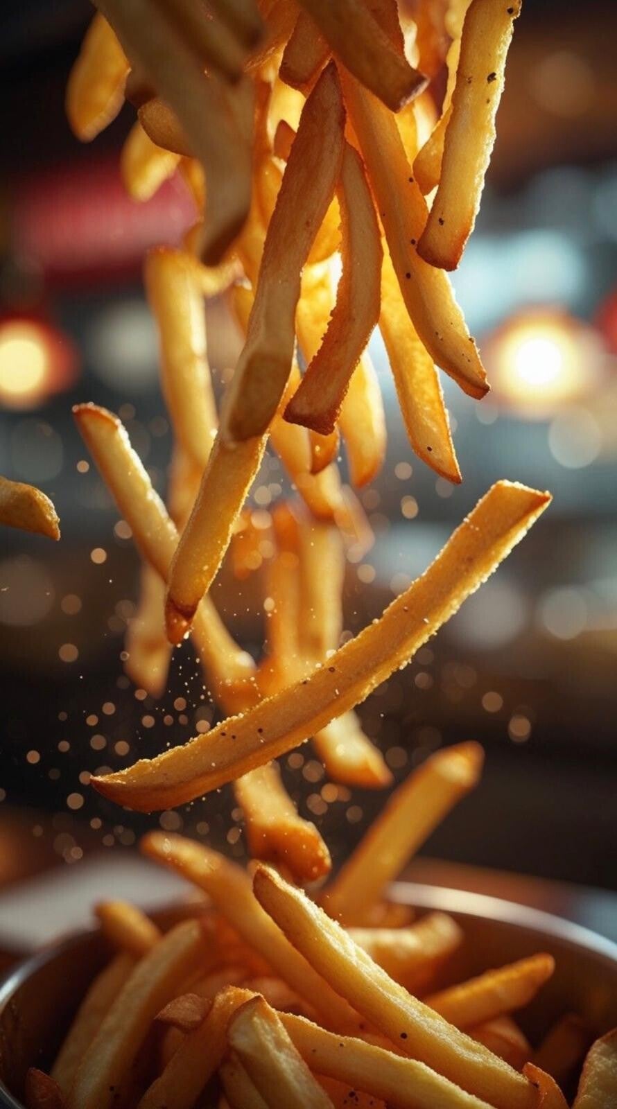 Patatine Fritte Ketchup e Maionese
