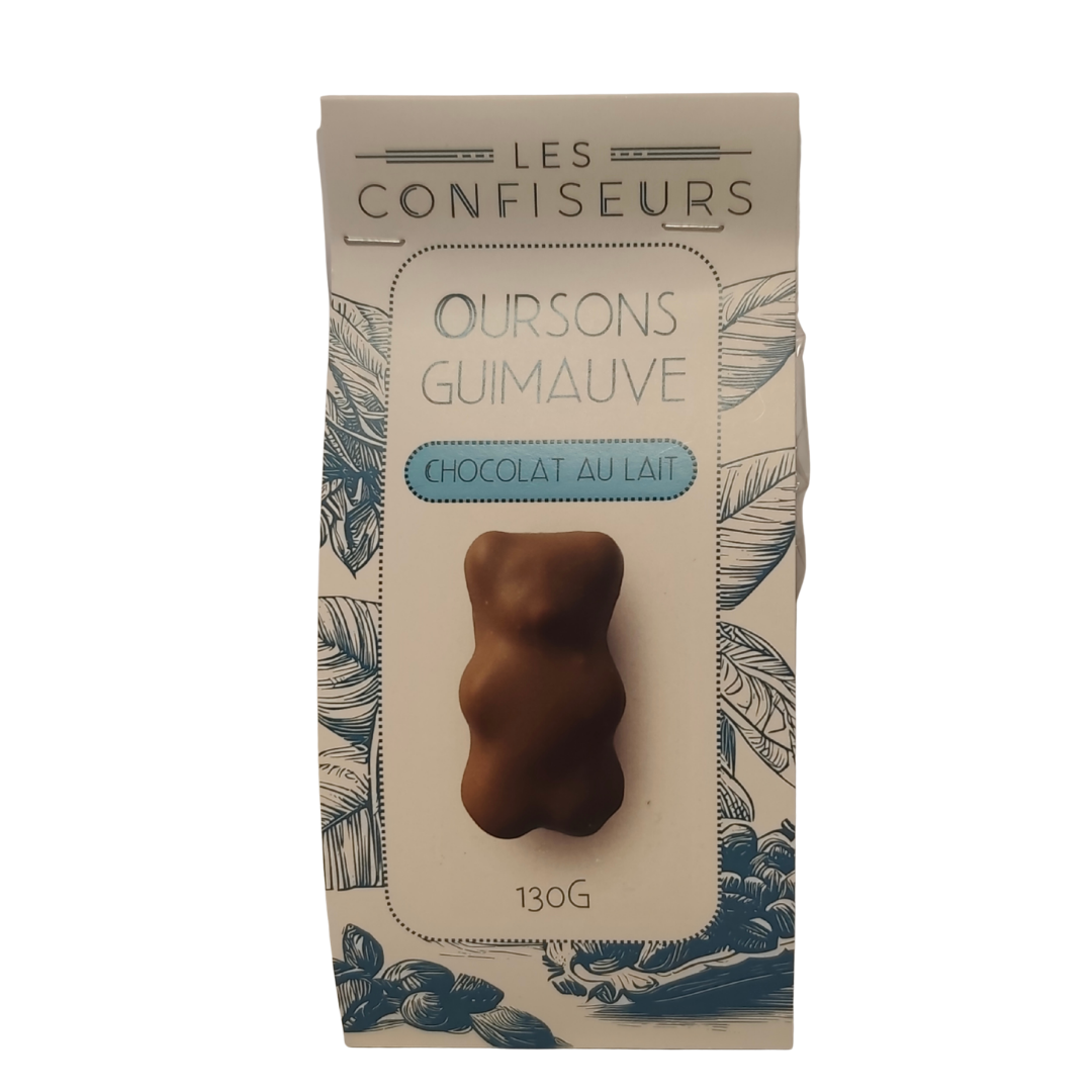 Sachet d'oursons guimauve chocolat au lait