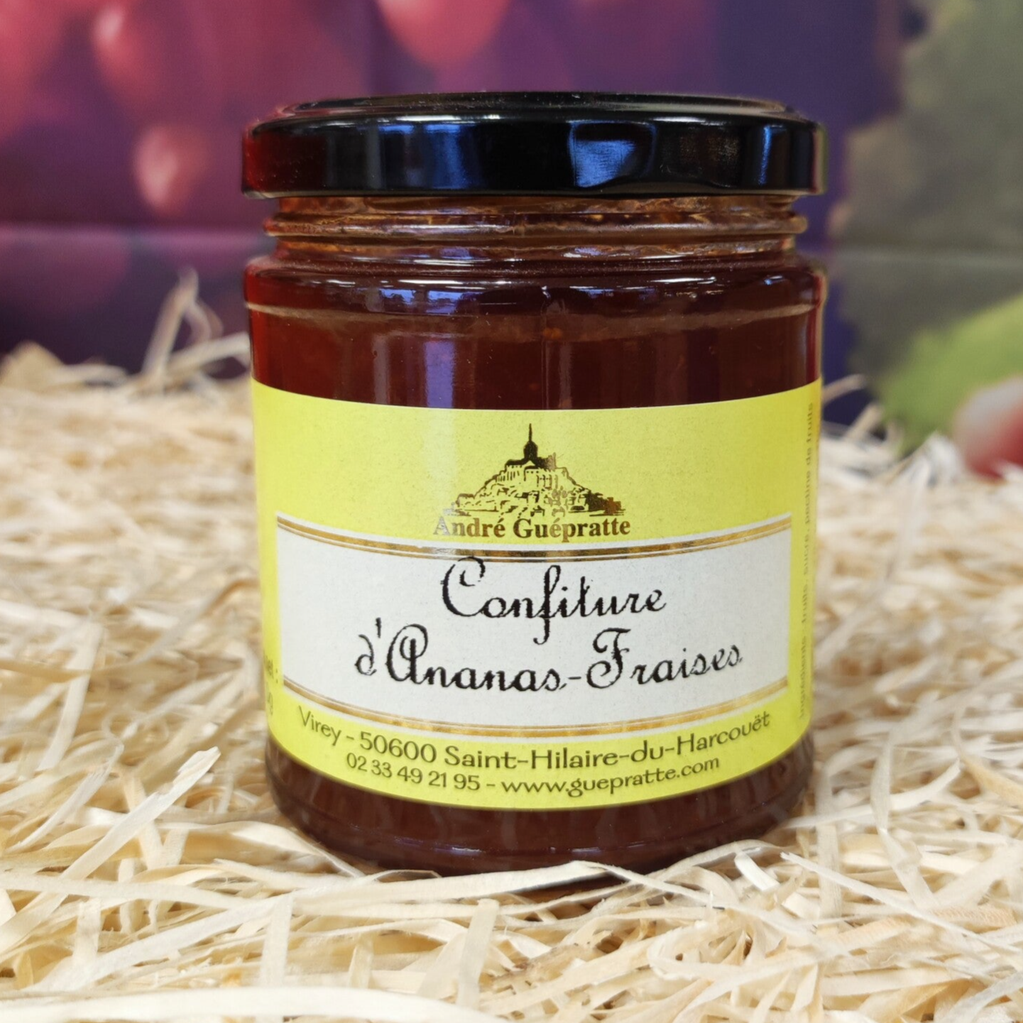 Confiture d'Ananas-Fraises