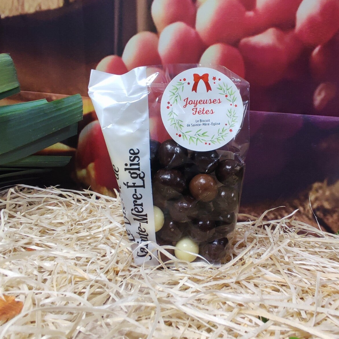 Assortiment de Noisettes enrobées de 3 chocolats