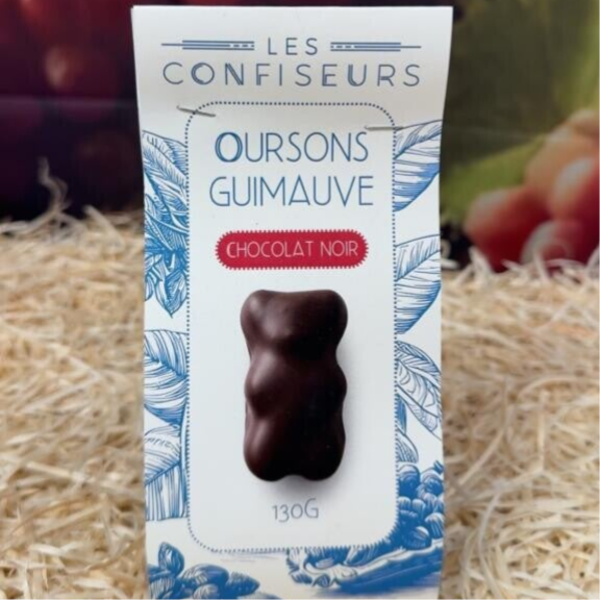 Sachet d'oursons guimauve chocolat noir