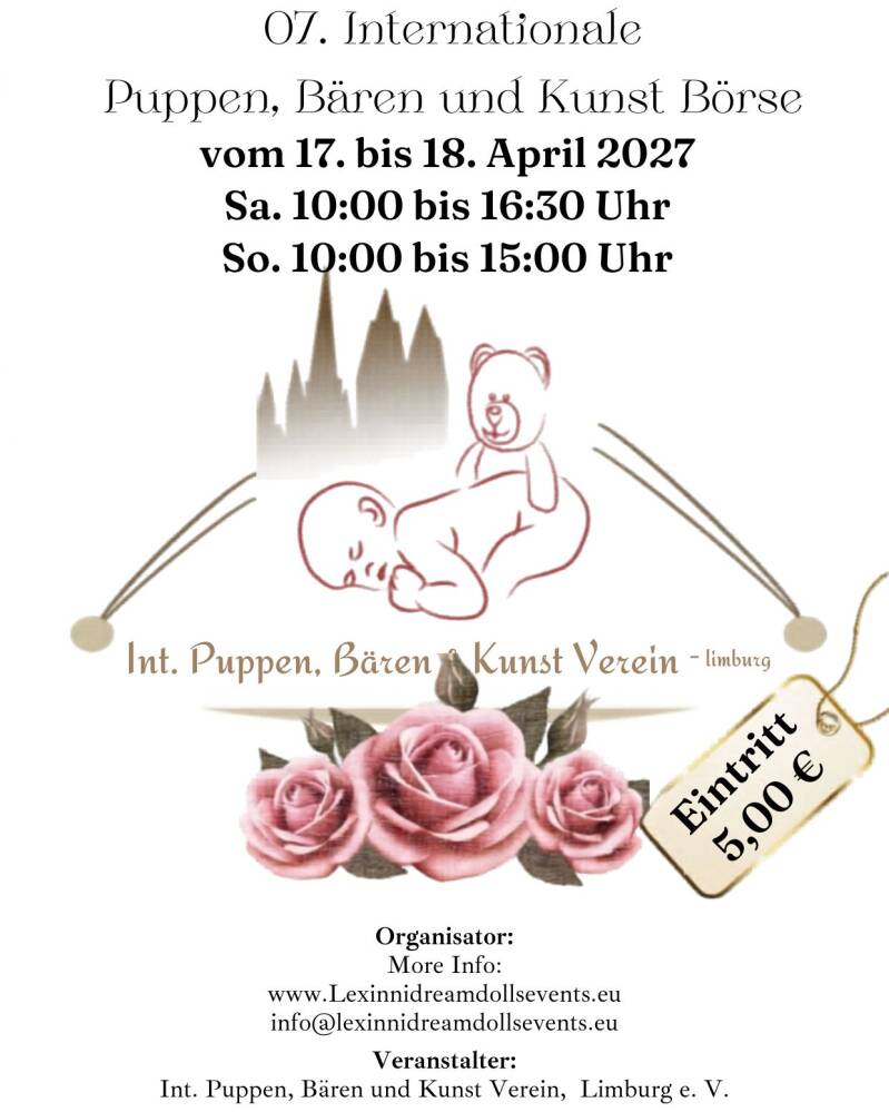 Kind 07. Internationale Puppen, Bären und Kunst Börse