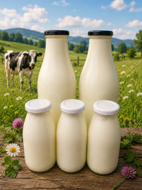 Lait frais 1 L  - Frische Milch 1 L -  Świeże mleko 1 L