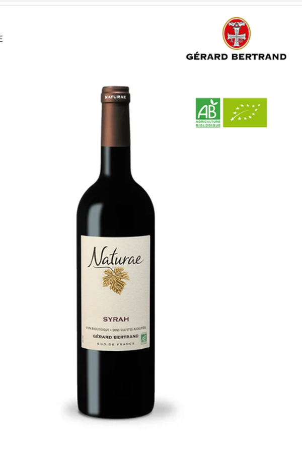 Naturae Syrah IGP Pays d'Oc 2024 – 75cl vin rouge - Rotwein - Wino czerwonw
