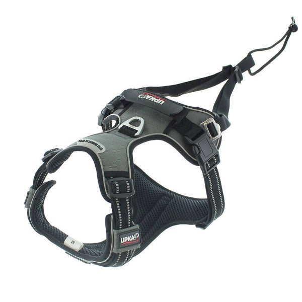 Harnais chien STYLE UPKA cani-marche, anti-traction, balade, gris