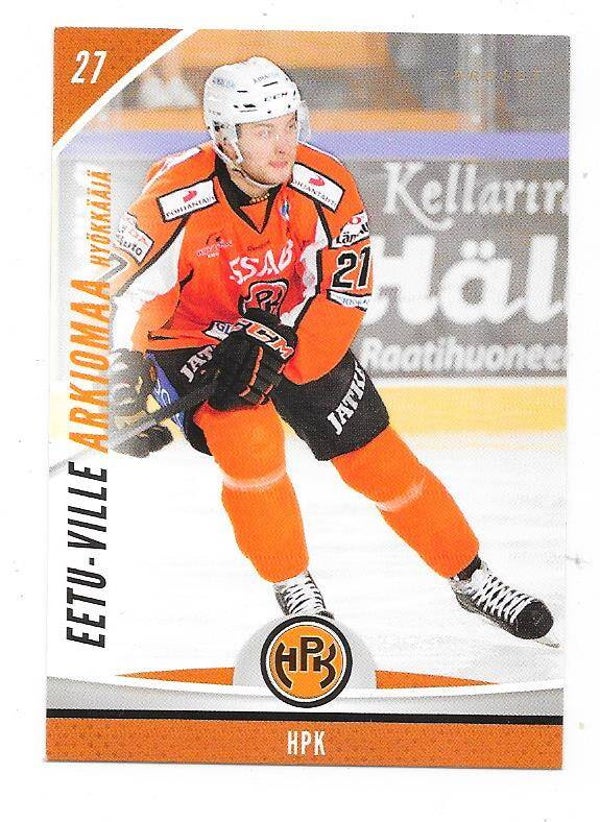 2015-16 Finnish Cardset #33 Eetu-Ville Arkiomaa  HPK , SC Riessersee