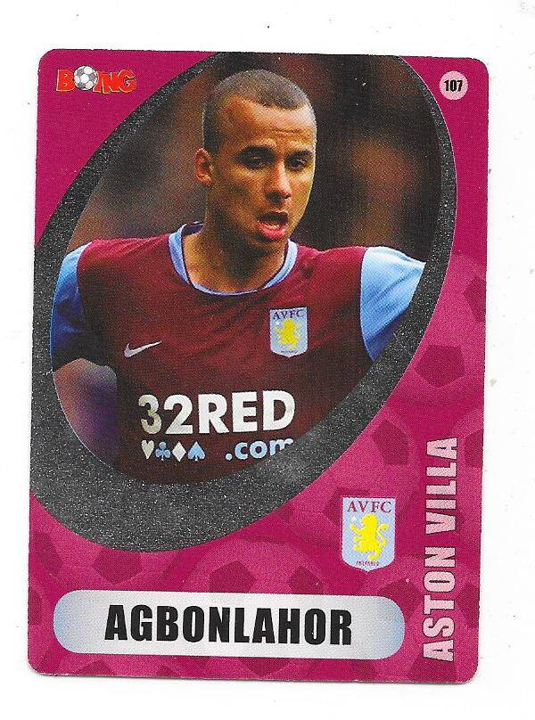 2008-09 Swedish Boing #107 Gabriel Agbonlahor  Aston Villa , England