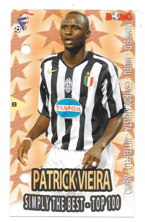 2005-06 Finnish Boing Simply The Best #6 Patrick Vieira  Juventus , France