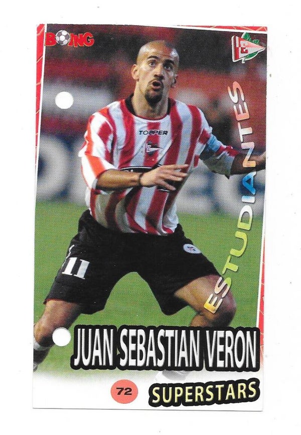 2006-07 Finnish Boing Superstars #72 Juan Sebastian Veron Estudiantes , Argentina
