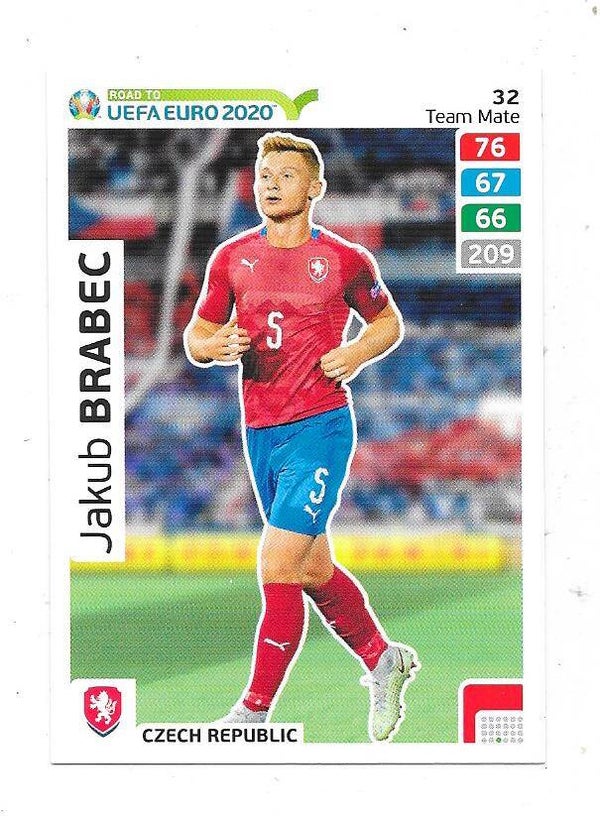 2020 Panini Adrenalyn XL Road to UEFA EURO 2020 #32 Jakub Brabec . Czechia