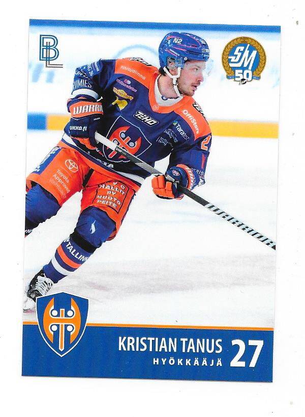2024-25 Finnish Blueline #165 Kristian Tanus Tappara
