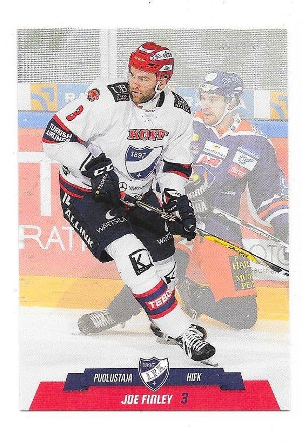2017-18 Finnish Cardset #2 Joe Finley HIFK , University of North Dakota