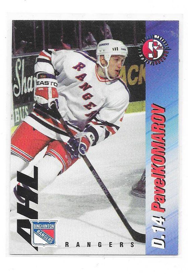 1995 Binghamton Ranger TeamIssue #14 Pavel Komarov  , Lada Togliatti