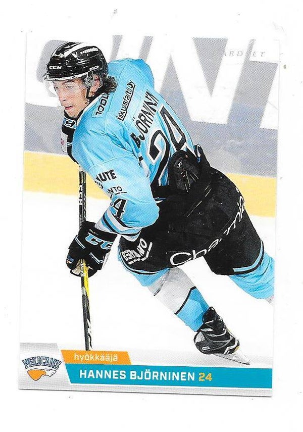 2018-19 Finnish Cardset #115 Hannes Björninen Pelicans , SCL Tigers