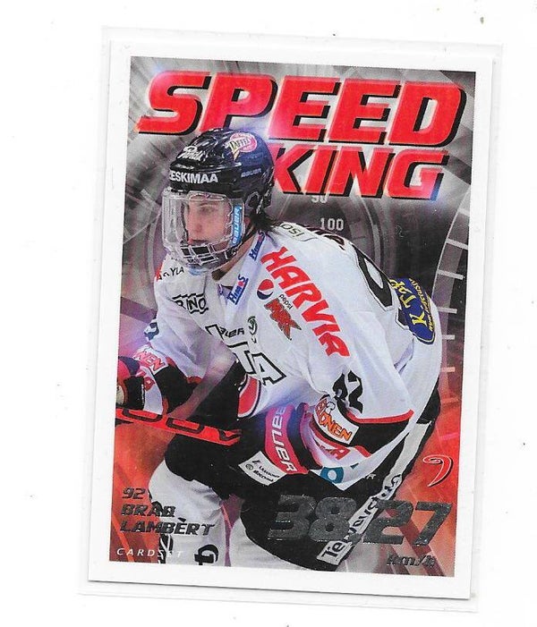 2021-22 Finnish Cardset Speed King #5 Brad Lambert JYP , Winnipeg Jets