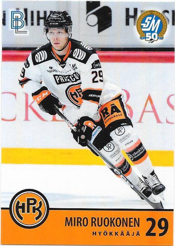 2024-25 Finnish Blueline #19 Miro Ruokonen HPK