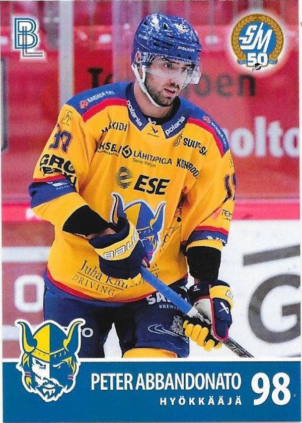 2024-25 Finnish Blueline #48 Peter Abbandonato Jukurit , ERC Ingolstadt