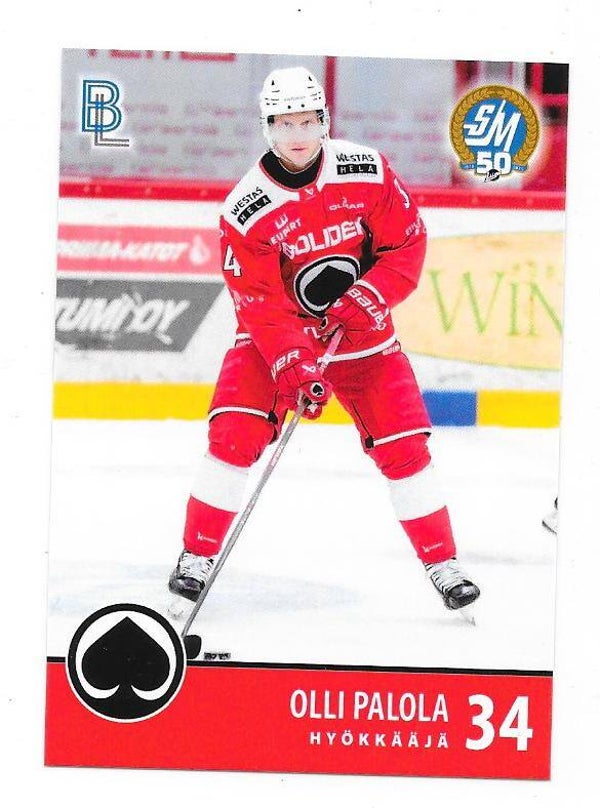 2024-25 Finnish Blueline #187 Olli Palola Ässät , Vityaz Podolsk