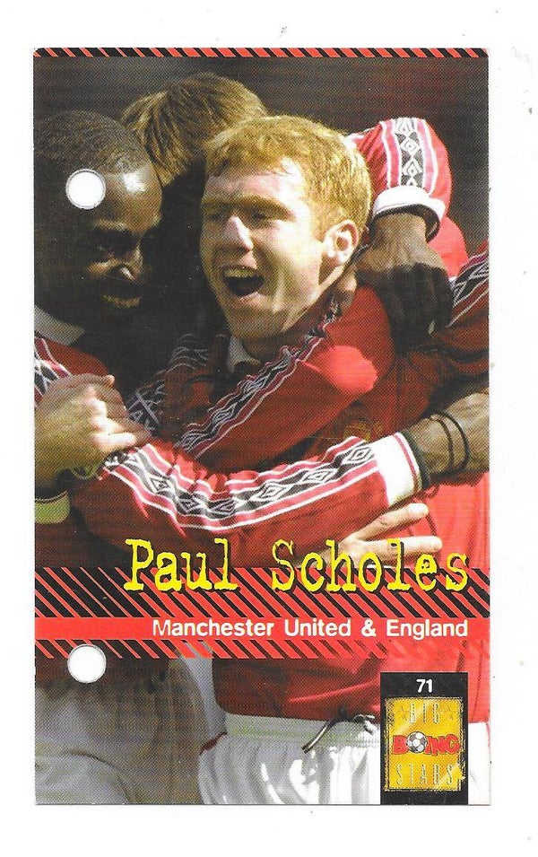 1998-99 Norwegian Boing #71 Paul Scholes  Manchester United & England