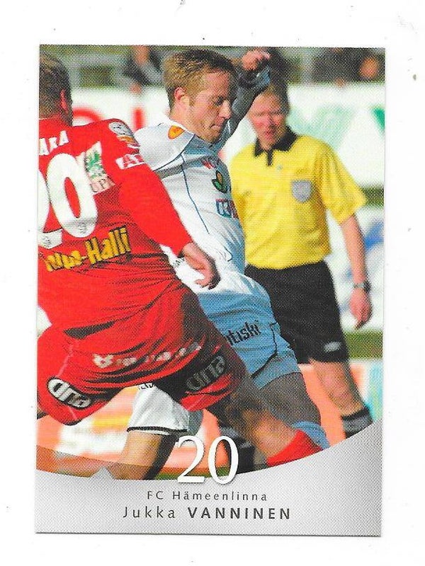 2004 Finnish Sunset #51 Jukka Vanninen FC Hämeenlinna , Exeter City