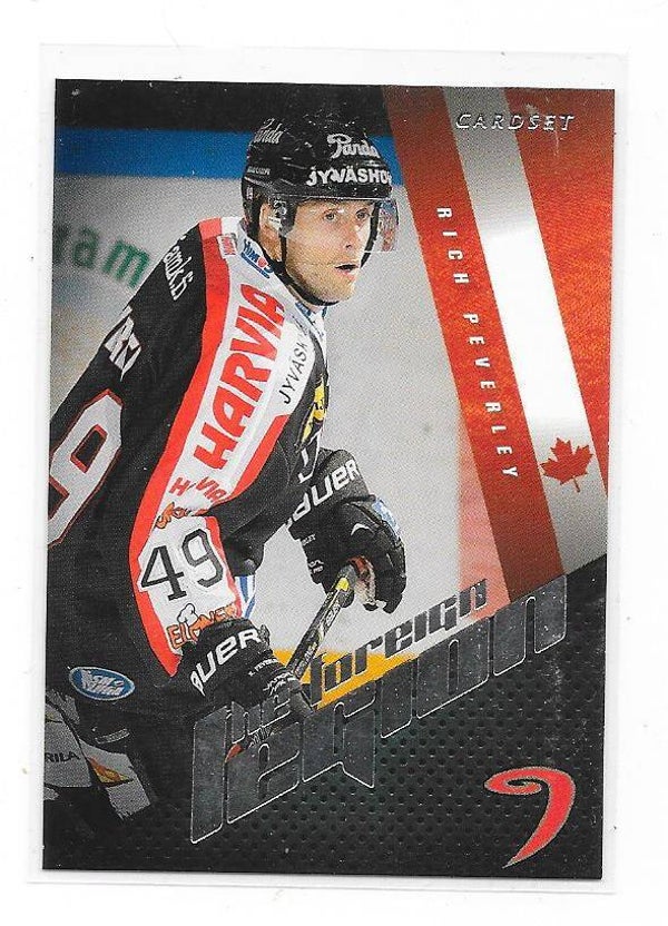 2012-13 Finnish Cardset The Foreign Legion #14 Rich Peverley JYP , Boston Bruins