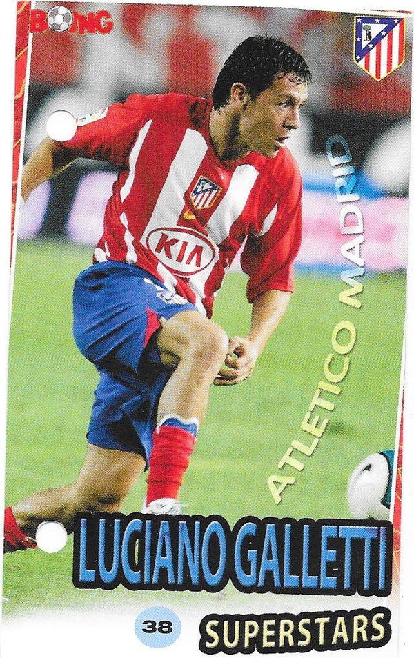 2006-07 Swedish Boing Superstars #38 Luciano Galletti Atletico Madrid , Argentina