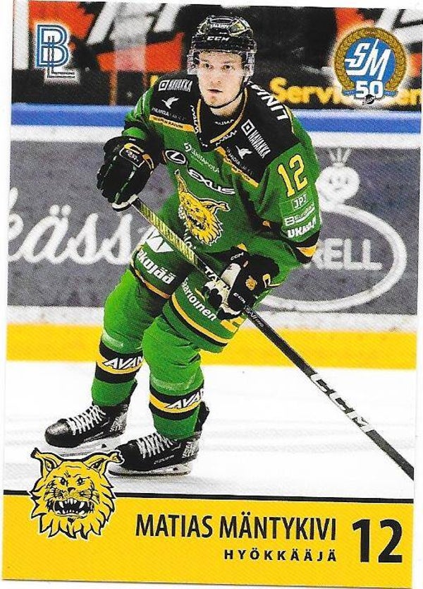 2024-25 Finnish Blueline Teamissued #Ilves-7 Matias Mäntykivi