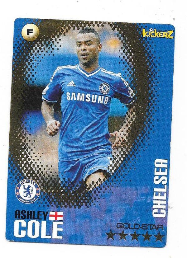 2013-14 Swedish Kickerz Goldstar # Ashley Cole  Chelsea , England