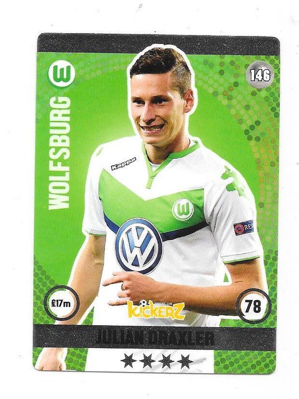 2015-16 Swedish Kickerz Silverstar  Julian Draxler VfL Wolfsburg