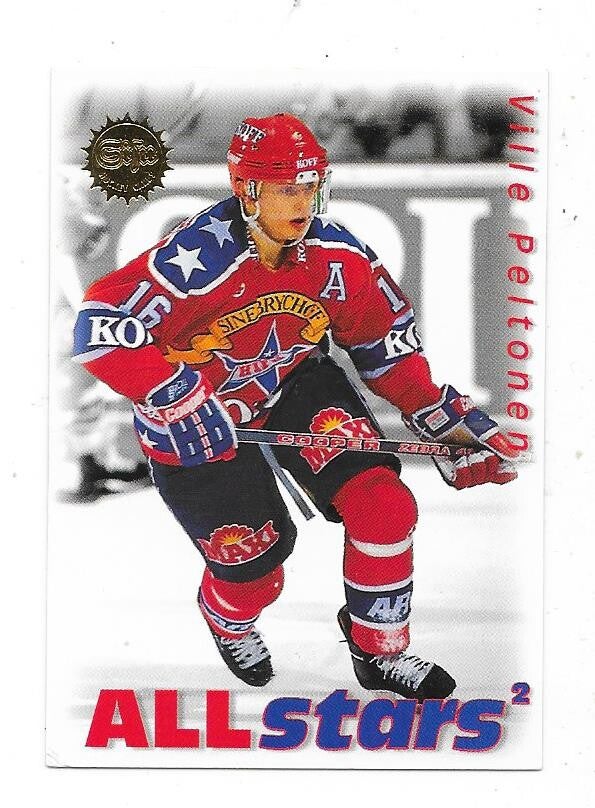 1995-96 Finnish SISU All-stars #172 Ville Peltonen , HIFK Helsinki