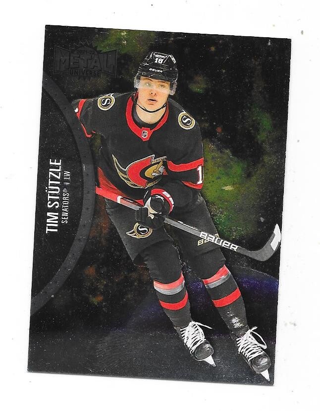 2020-21 SkyBox Metal Universe #39 Tim Stützle , Ottawa Senators