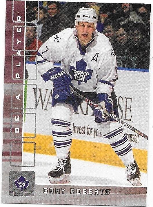 2001-02 BAP Memorabilia #175 Gary Roberts , Toronto Maple Leafs