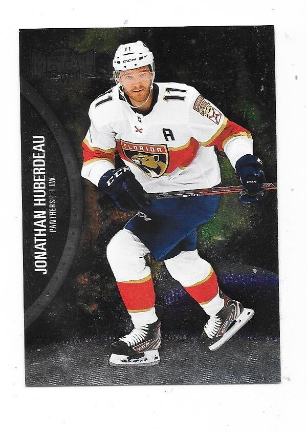 2020-21 SkyBox Metal Universe #22 Jonathan Huberdeau , Florida Panthers