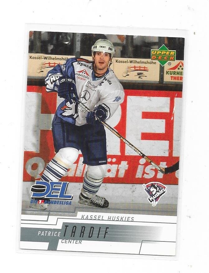 2000-01 German DEL Ice Hockey card #121 Patrice Tardif , Kassel Huskies , Univ. of Maine