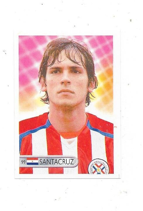 2006 Mundocrom FIFA World Cup Football Sticker #99 Roque Santa Cruz , Paraguay