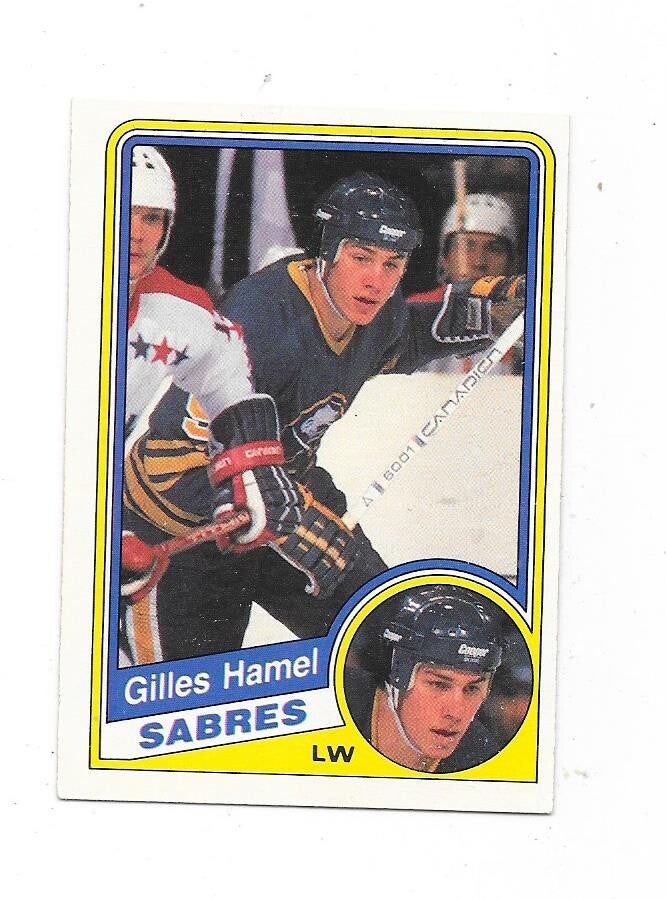 1984-85 OPC #22 Gilles Hamel , Buffalo Sabres