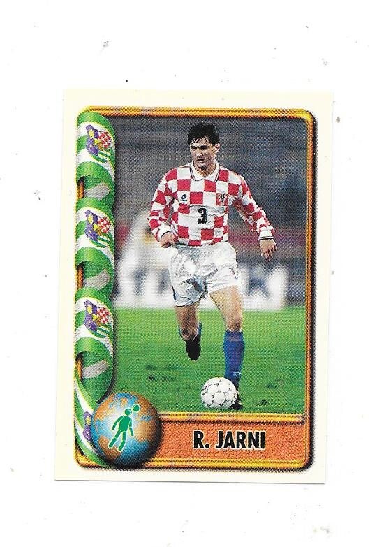 1998 Navarrete FIFA France 98 Sticker #192 Robert Jarni , Croatia